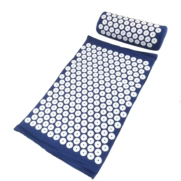 Mat + Pillow Set — Navy Blue