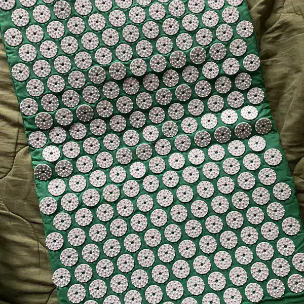 SpikeRest acupressure mat in Green, photographed by a verified buyer in Ukraine