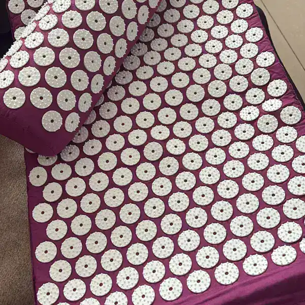 SpikeRest acupressure mat in Purple, photographed by a verified buyer in Israel